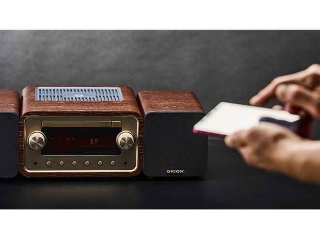 ORION、Bluetooth機能搭載の「真空管ハイブリッドアンプCDステレオ」を