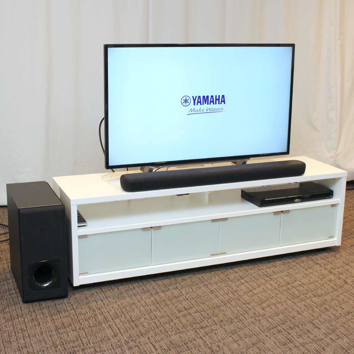 Alexaスピーカーにもなる迫力の2ユニット型サウンドバー「ヤマハ YAS