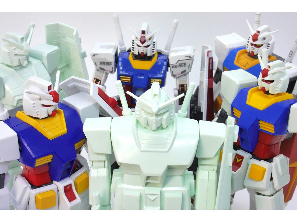 1/144スケールの「RX-78-2 ガンダム」を徹底比較！ 旧キット・HG・RGの