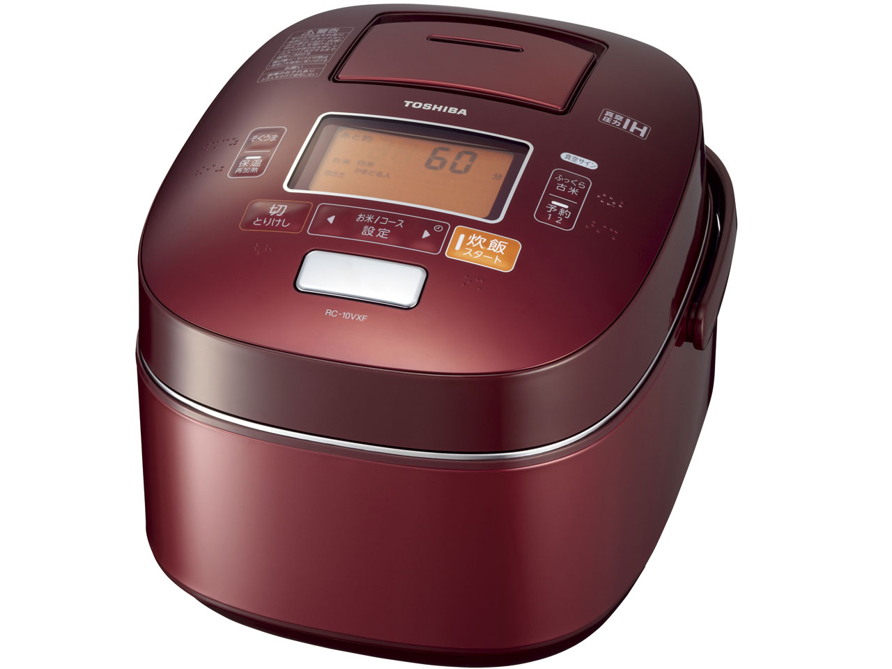 東芝 真空圧力 かまど炊き RC-18VXE(R) [グランレッド] 価格比較
