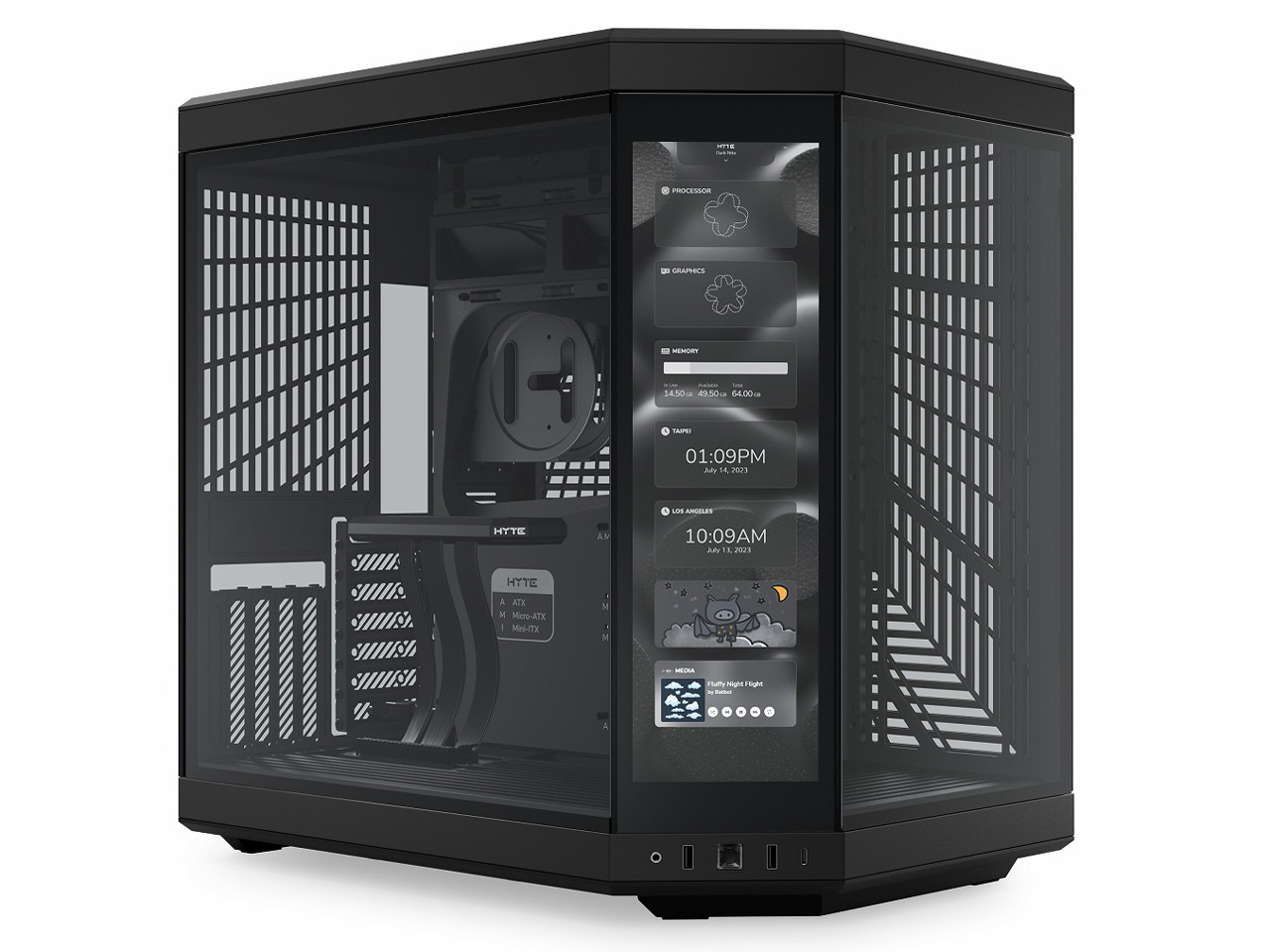 HYTE Y70 Touch [スノーホワイト] 価格比較 - 価格.com