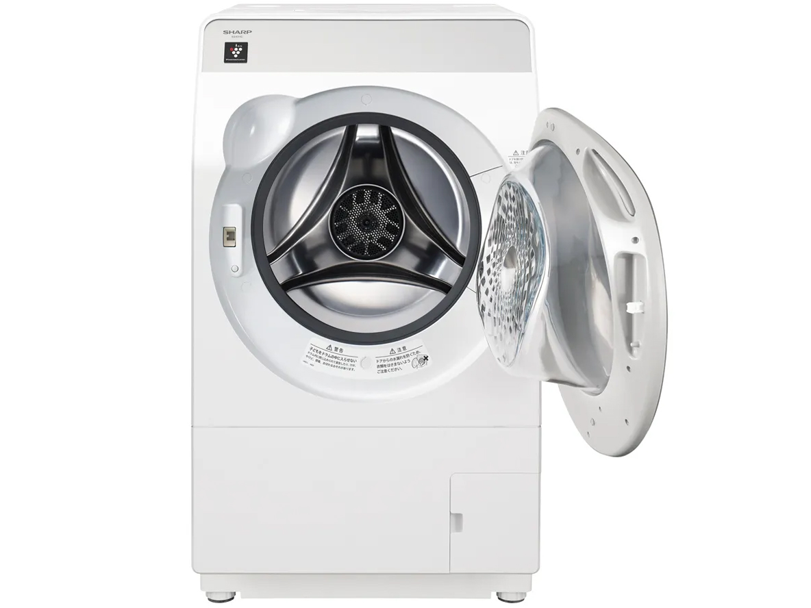 シャープ ES-K11C-WR [クリスタルホワイト] 価格比較 - 価格.com