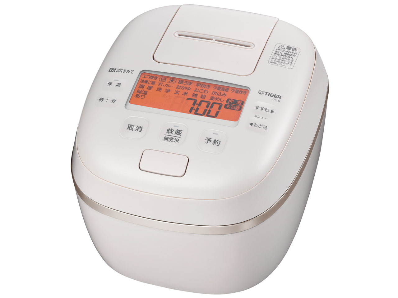 タイガー魔法瓶 炊きたて ご泡火炊き JPI-G100-WE [エクリュホワイト