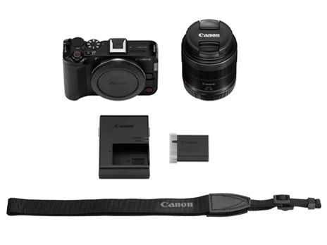 EOS R50 V RF-S14-30 IS STM PZ レンズキット [ブラック]の製品画像