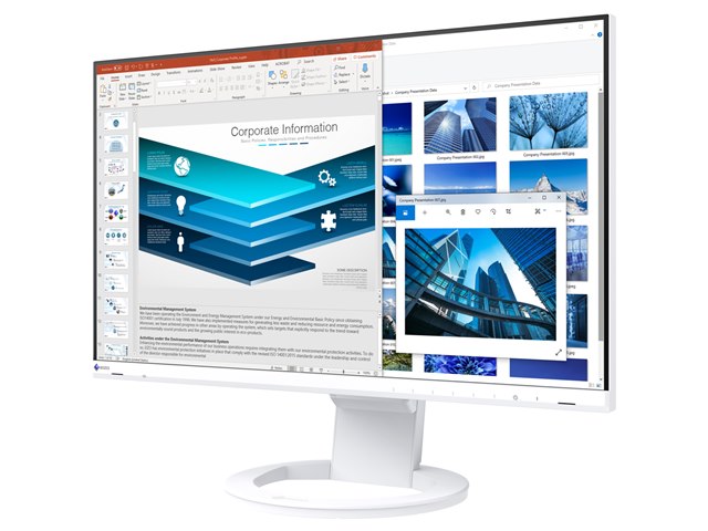 FlexScan EV2480-WT [23.8インチ ホワイト]の製品画像 - 価格.com