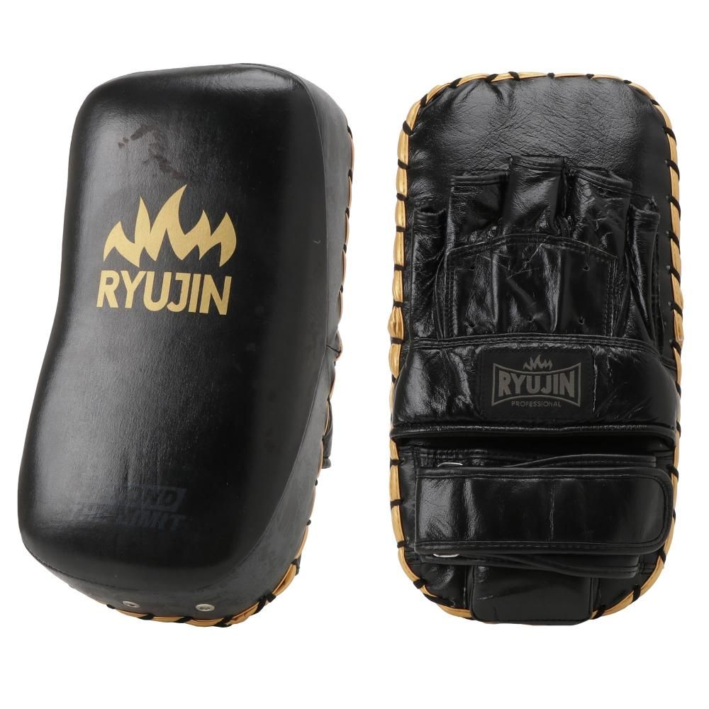 RYUJIN 本革 ハイブリッド パンチング＆キックミット（左右セット
