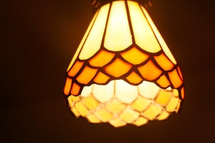 アンティーク ペンダントライト Anne オレンジ｜デザイン照明のCROIX