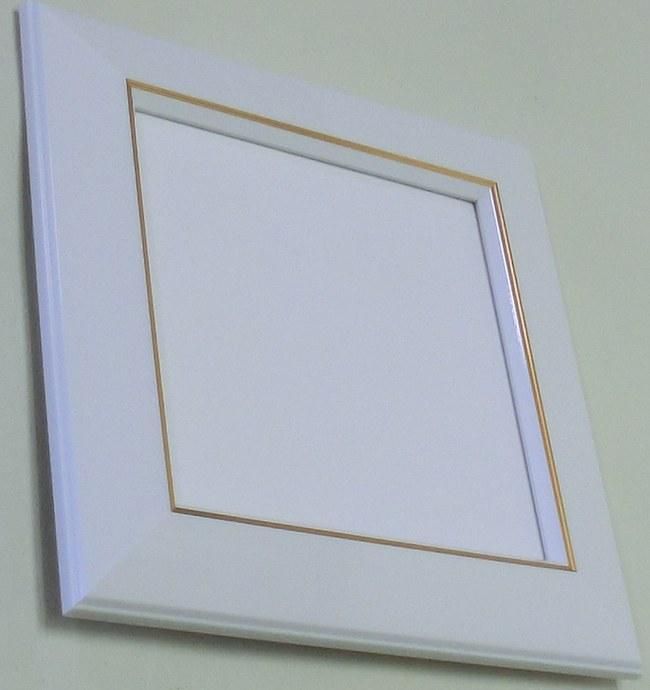 難有り 108 WHITE 15角デッサン額縁 正方形 アウトレット・特価品
