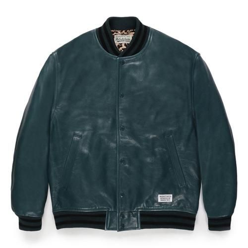 WACKO MARIA ワコマリア LEATHER VARSITY JACKET - CONUR ONLINESHOP