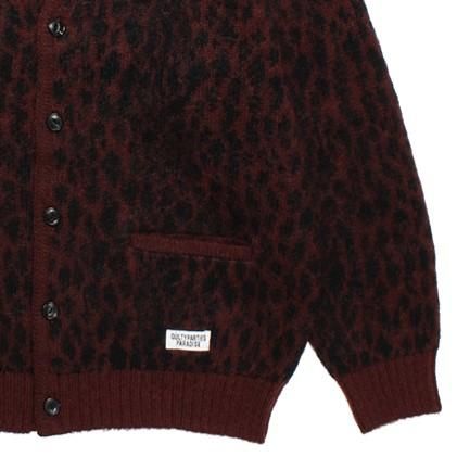 WACKO MARIA ワコマリア LEOPARD HEAVY MOHAIR CARDIGAN - CONUR