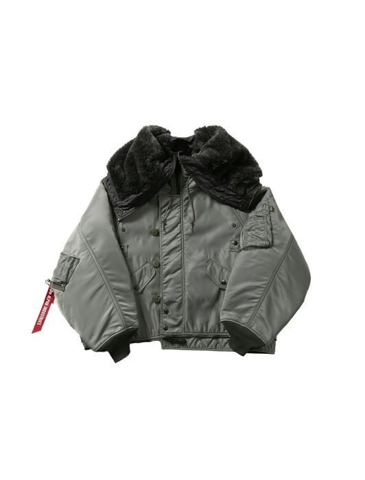 正規取扱店】beautiful people Alpha double-end nylon flight jacket