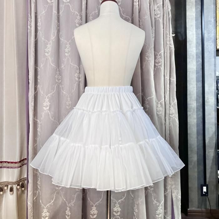 kuroobi】遮熱パニエabilletage仕様(白/43cm丈)KO000-ab-43 - 【公式