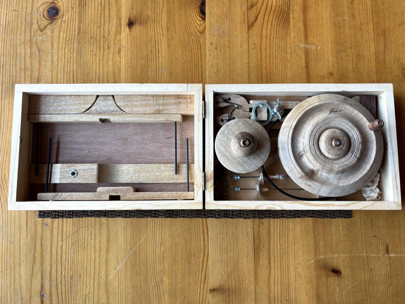 ボックスチャルカ - 紡ぎ車と世界の原毛アナンダ