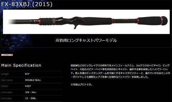 メガバス (Megabass)BLACK JUNGLE (ブラックジャングル)FX-83XBJ