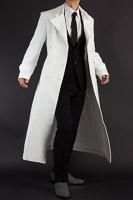 白いロングコート ナポレオンタイプ | 着丈135cm 【 通販 | 販売