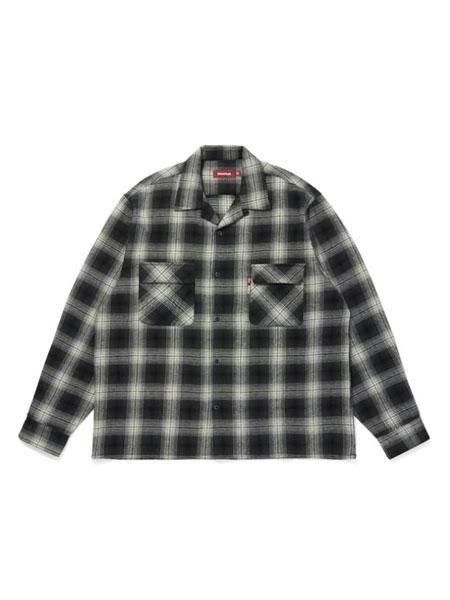 HIDE AND SEEK 】 Ombre Check L/S Shirt ( 25aw ) ( L/S オンブレ