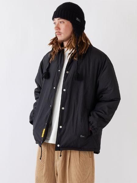 F.A.T. 】 PUFFCOACH ( 中綿入り コーチジャケット ) Black - STORAGE
