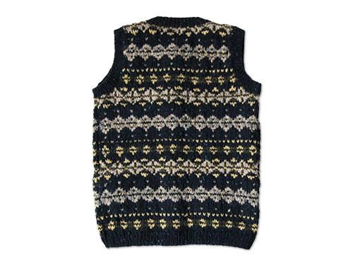 Athena Designs フェアアイル柄ベスト NAVY Athena Designs通販