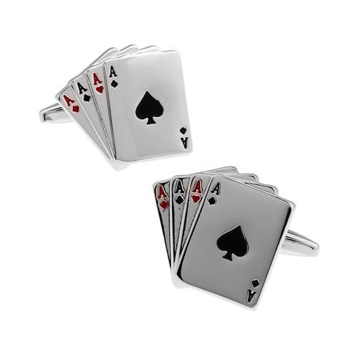 トランプ エース フォーカード カフス - カフスボタン (カフリンクス