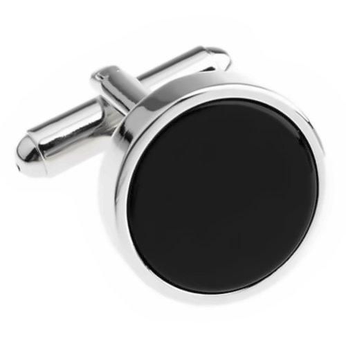 ラウンド オニキス カフス - カフスボタン (カフリンクス）専門店