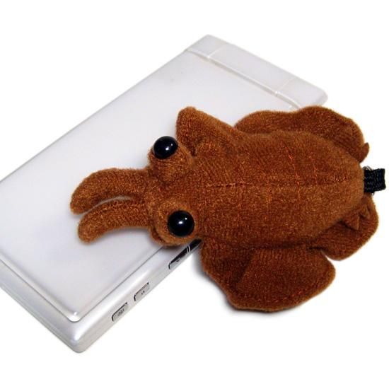 アノマロカリスのぬいぐるみ携帯ストラップ通信販売 - 海の生き物雑貨