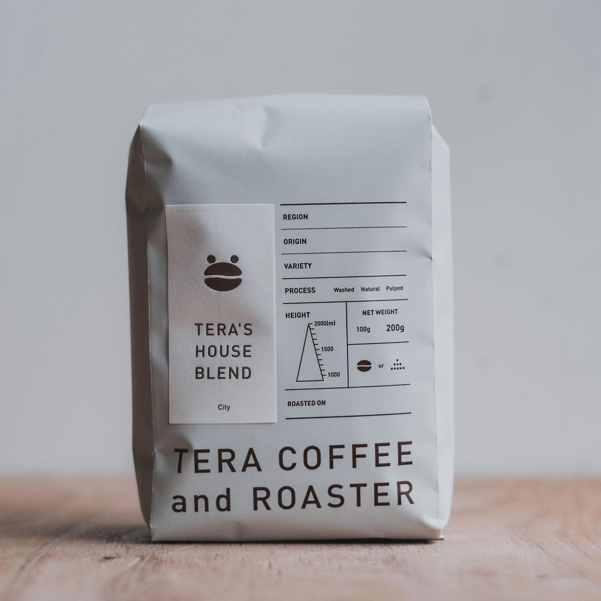 TERA'S ハウスブレンド【中いり・シティロースト】200g - TERA COFFEE