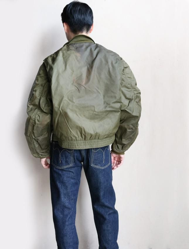 60s US NAVY WEP G-8 JACKET WITH SQD PATCH SIZE 44 REGULAR - MATIN