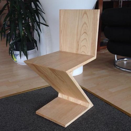 トーマス・リートフェルト/ZigZagChairジグザグチェア【スティール