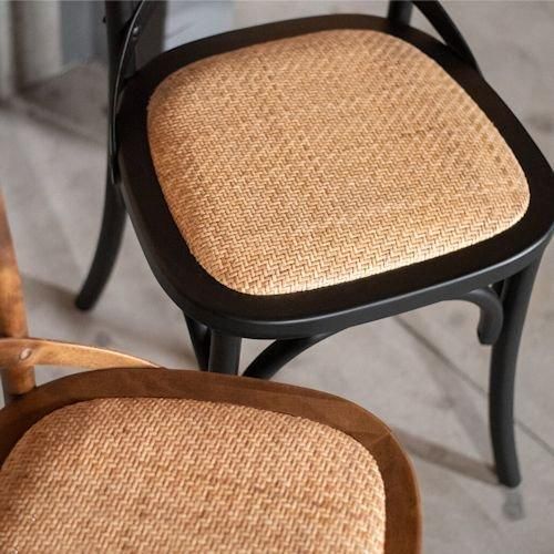 名作リプロダクト/曲木ベントウッドクロスバックチェア2脚組【バーチ材