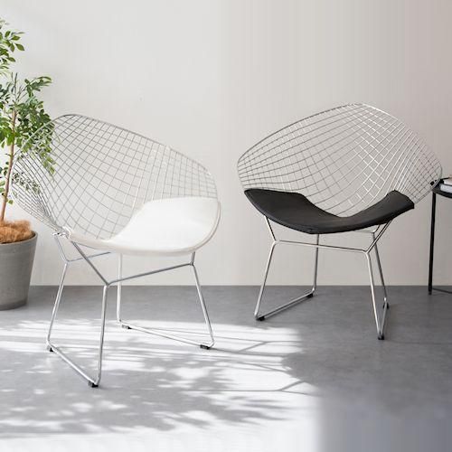 ハリー・ベルトイア/DiamondChairダイヤモンドチェア【クローム