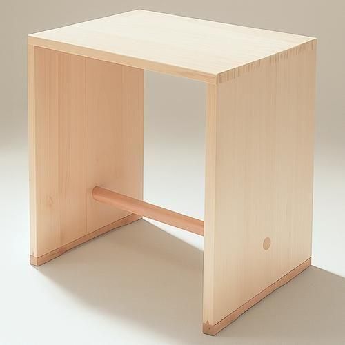 バウハウスリプロダクト/UlmStoolウルムスツール【桐材