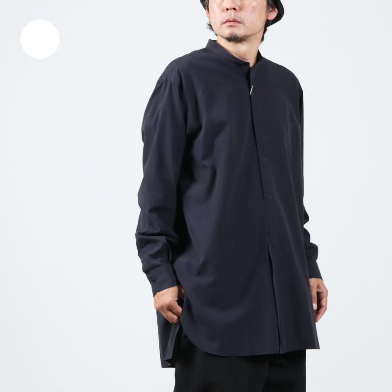 COMOLI (コモリ) バンドカラーシャツ