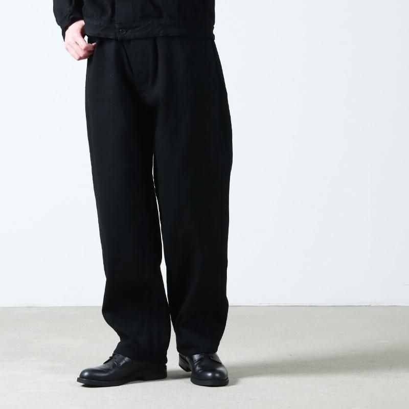 COMOLI (コモリ) デニム ベルテッドパンツ