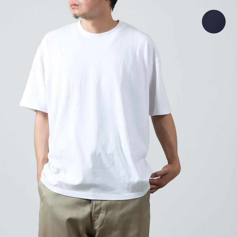 COMOLI (コモリ) 空紡天竺 半袖Tシャツ