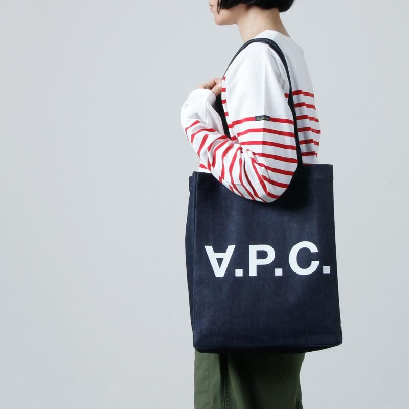 A.P.C. (アーペーセー) TOTE LAURE Indigo / トートバッグ