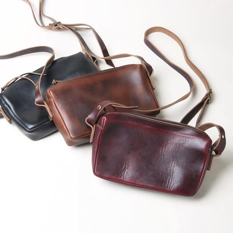FERNAND LEATHER (フェルナンドレザー) Small Zip Shoulder Bag