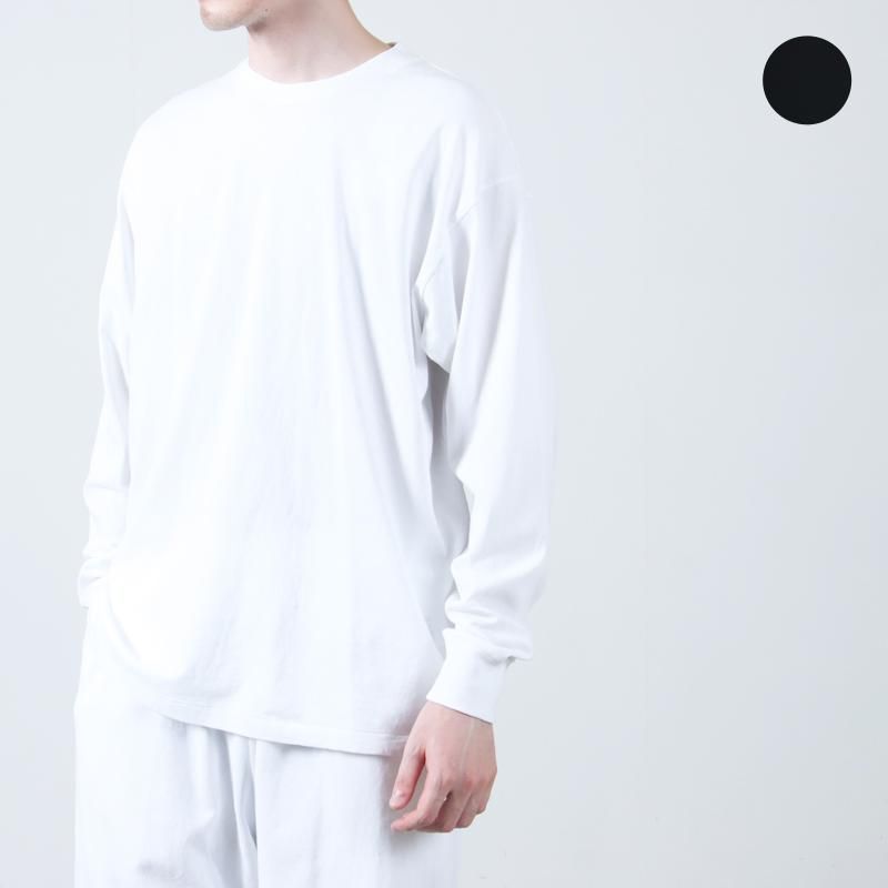 COMOLI (コモリ) コットンジャージ 長袖Tシャツ