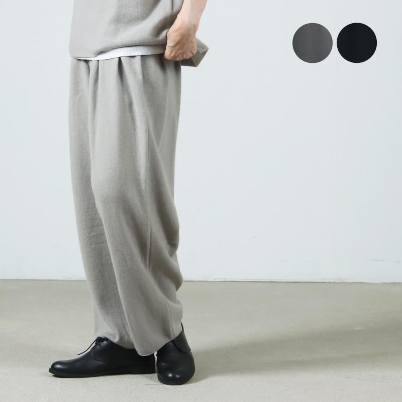 evameva (エヴァムエヴァ) cashmere pants / カシミヤ パンツ