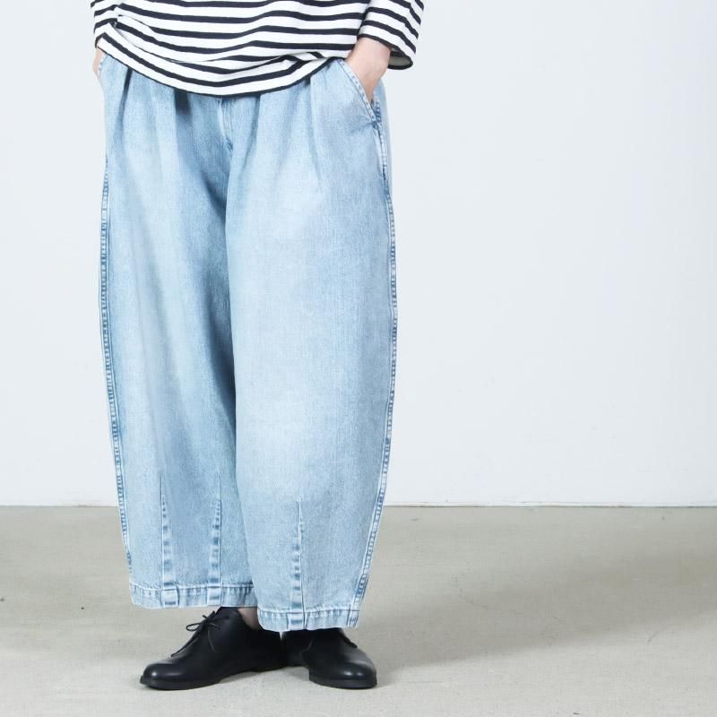 HARVESTY (ハーベスティ) ビッグデニム サーカスパンツ 10oz DENIM