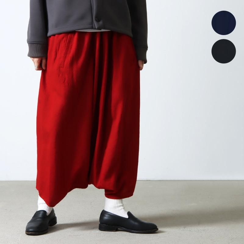 FACTORY (ファクトリー) ウール強撚糸 サルエルパンツ