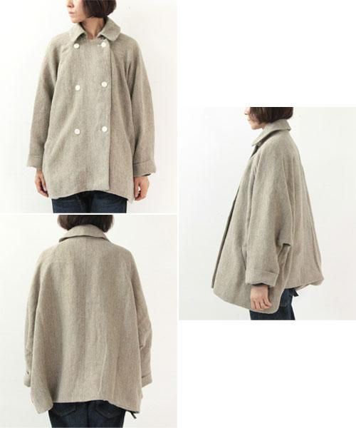 Veritecoeur (ヴェリテクール) トラペーズラインショートコート