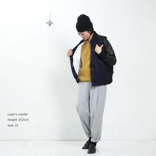 SKOOKUM (スクーカム) AWARD JACKET (MELTON×LEATHER) / アワード