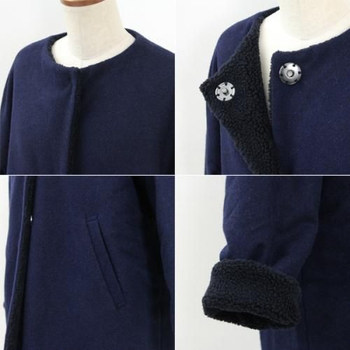 Veritecoeur (ヴェリテクール) リバーシブルボアコート