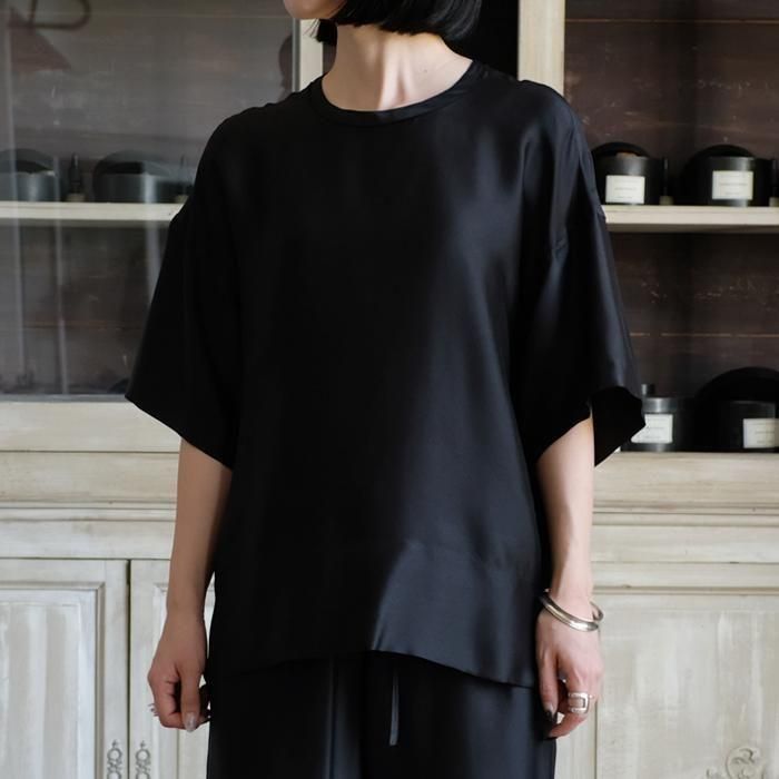 シルクインティメイトショートブラウス - Licavou shopping