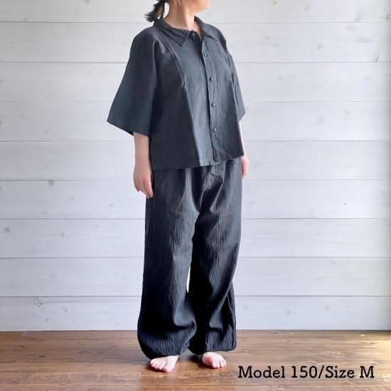 ヂェン先生の日常着-細 バルーンパンツ-メロンM