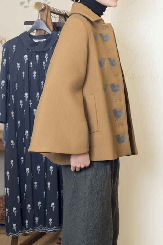 Anmikunpe 10th anniversary -tori to hana- コート - ミナペルホネン