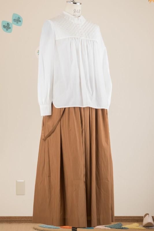 mina perhonen musik ワンショルダースカート - ミナペルホネン正規