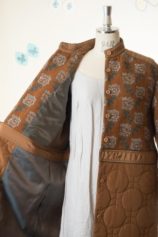 mina perhonen yula キルティングコート - ミナペルホネン正規取扱店