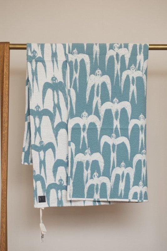 mina perhonen コットンリネンブランケット -Small- (105cm×150cm