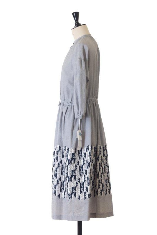 mina perhonen twin flower ギャザードレス - ミナペルホネン正規取扱